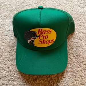 Bass Pro Shops Green Cap with Logo Patch